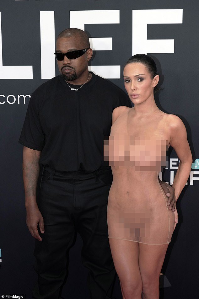 In February, Censori shocked the world as she exposed herself in a sheer dress at the 67th GRAMMY Awards
