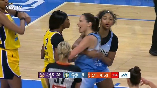 Angel Reese found herself at the center of yet another wild WNBA brawl on Tuesday
