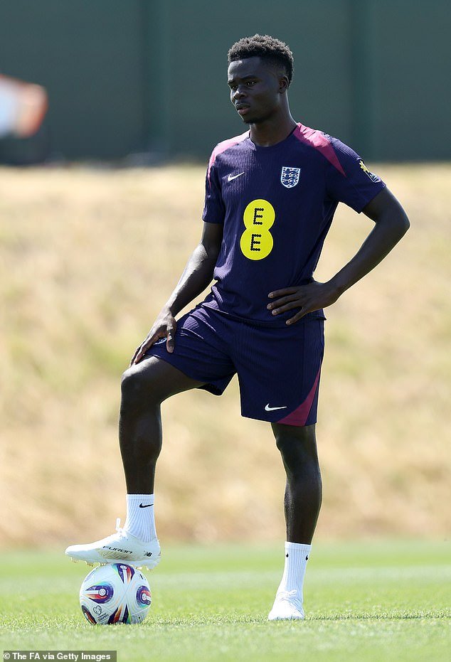 Bukayo Saka will not feature in England's World Cup qualifier against Andorra on Saturday