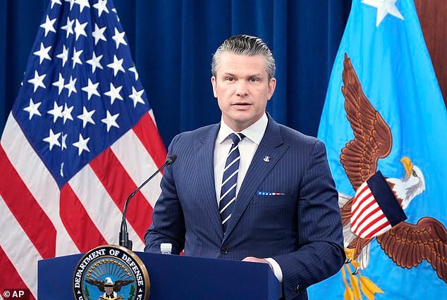 Defense Secretary Pete Hegseth boasted of the success of the mission , telling reporters on Sunday: 'Our B-2s went in and out and back without the world knowing at all'