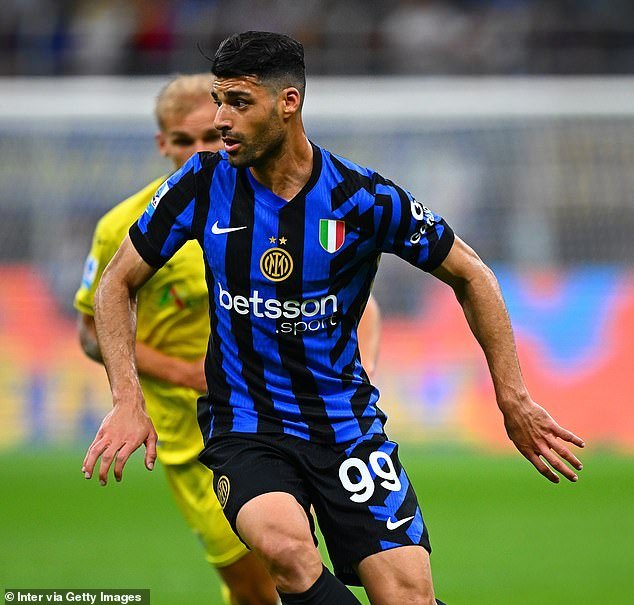 Inter Milan striker Mehdi Taremi is stranded in Iran after Israeli missile attacks