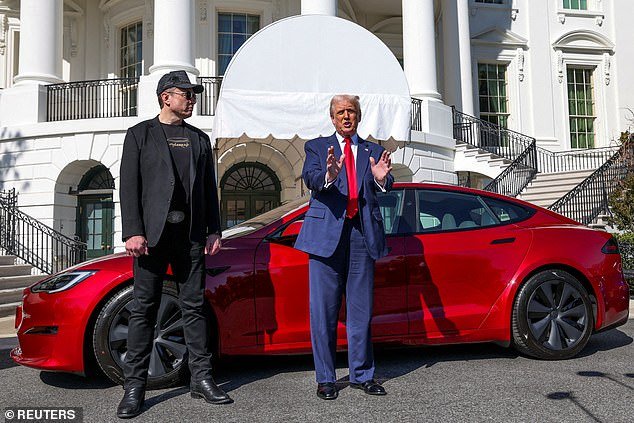 President Trump's Tesla, which he had parked at the White House after buying it, has vanished amid his feud with company CEO Elon Musk