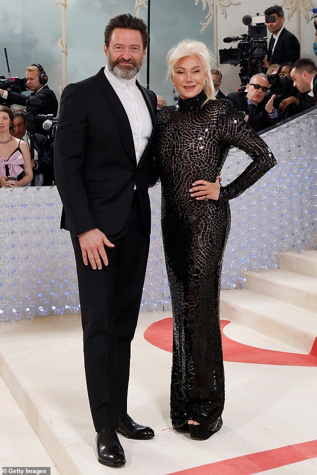 Deborra-Lee Furness was left 'disturbed' by Sutton Foster's attempts to befriend her in the months leading up to her shock split from Hugh Jackman (pictured together in 2023)